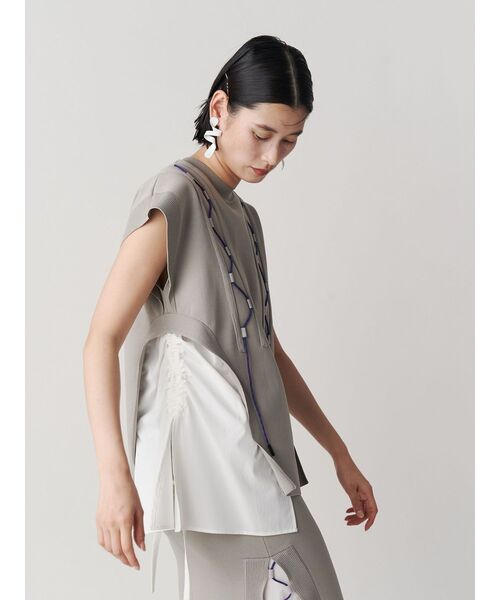 アンスリード　ウェーブコードニットトップス WAVE CODE KNIT TOPS【セットアップ着用可能】 / ウェーブコードニット