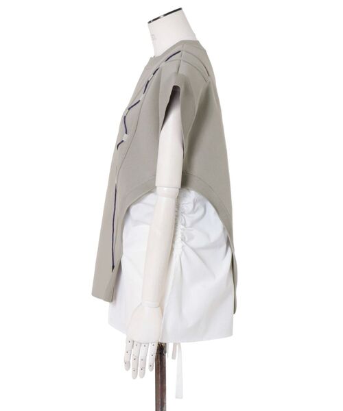 UN3D.（アンスリード）の「WAVE CODE KNIT TOPS【セットアップ着用可能】 / ウェーブコードニットトップス（ニット/セーター・レディース・ベージュ/ブラック/カーキ・38/36）」の13枚目の写真