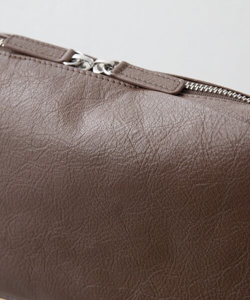 美品　 「本革/280g」ミニスワローマチショルダーバッグ　ブラック セール】《本革/280g》ミニスワローマチショルダーバッグ（ショルダー