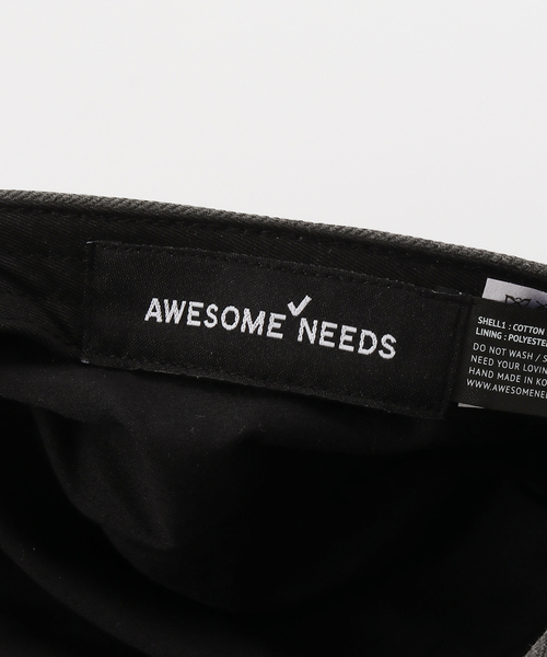 AWESOME NEEDS(オーサムニーズ)の「AWESOME NEEDS/ オーサムニーズ CLASSIC HUNTING CAP DAMAG(ハンチング/ベレー帽・レディース・ブラック系その他/ベージュ・FREE)」の8枚目の写真