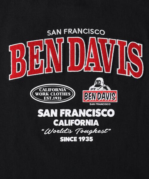 BEN DAVIS(ベンデイビス)の「BEN DAVIS(ベンデイビス)【キッズ】バックロゴ刺繍長袖Tシャツ(Tシャツ/カットソー・キッズ・ブラック/ホワイト・130/140/150/160)」の18枚目の写真