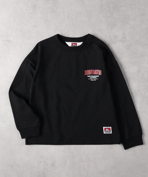 BEN DAVIS(ベンデイビス)の「BEN DAVIS(ベンデイビス)【キッズ】バックロゴ刺繍長袖Tシャツ(Tシャツ/カットソー・キッズ・ブラック/ホワイト・130/140/150/160)」の21枚目の写真