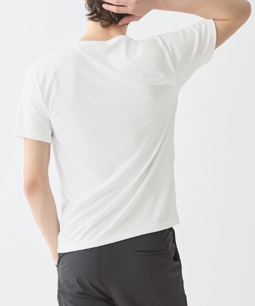 adidas(アディダス)の「adidas/アディダス クルーネックTシャツ 吸汗速乾 メッシュ(インナーウェア/肌着・メンズ・ダークブルー/ホワイト/ブラック・MEDIUM/LARGE/X-LARGE)」の5枚目の写真