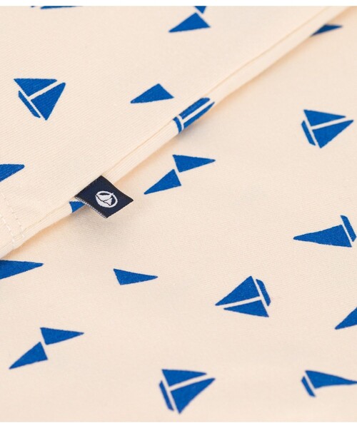 PETIT BATEAU（プチバトー）の「半袖Ｔシャツ（Tシャツ/カットソー・キッズ・ホワイト×ブルー/ホワイト×イエロー・12MONTH/18MONTH/24MONTH/36MONTH）」の8枚目の写真