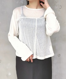 Q | スラブシアープルオーバー(Tシャツ/カットソー)