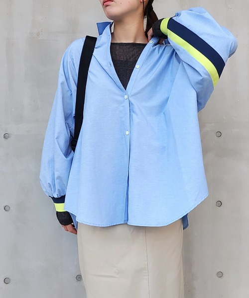 Q（キュー）の「スラブシアープルオーバー（Tシャツ/カットソー・レディース・アイボリー/チャコールグレー・MEDIUM）」の8枚目の写真