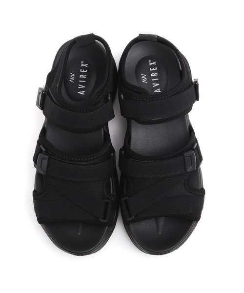 AVIREX(アヴィレックス)の「《直営店限定》TAPE SANDAL/テープサンダル(サンダル・レディース・ブラック/カモフラージュ・25/24/23)」の5枚目の写真