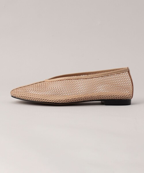 REMME(レメ)の「REMME(レメ)V メッシュフラットシューズ(パンプス・レディース・ブラック/ベージュ・25cm/23cm/23.5cm/24cm)」の3枚目の写真