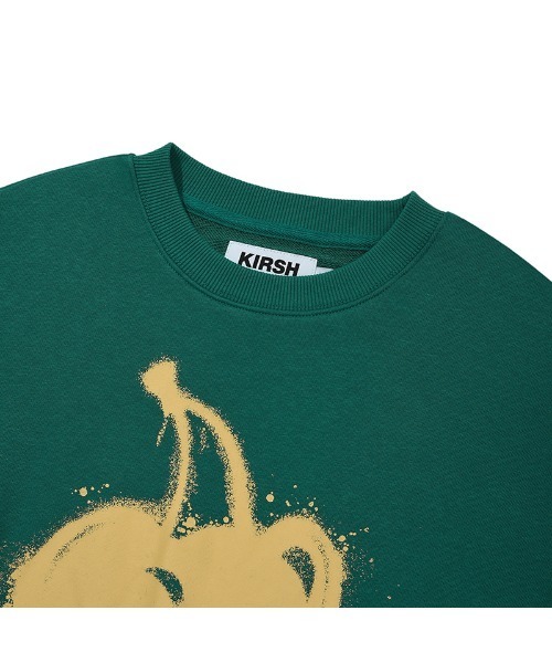 KIRSH MELTING CHERRY PRINTED CROP SWEATSHIRT キルシー メル