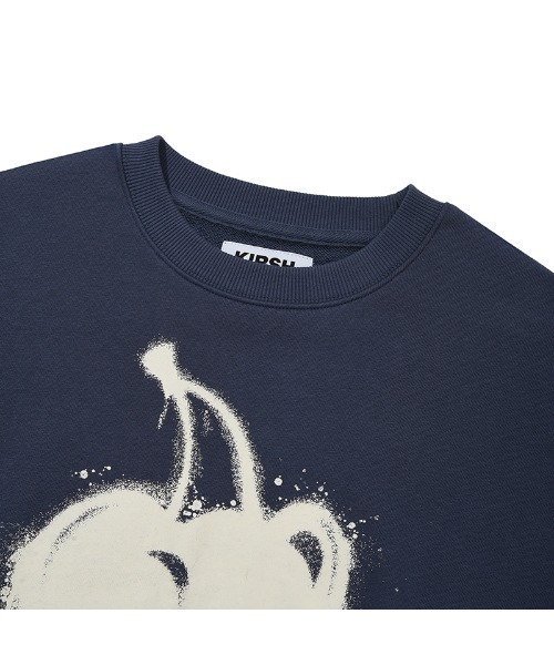トレーナー スウェット KIRSH MELTING CHERRY PRINTED CROP SWEATSHIRT キルシー メルティング チェリー プ トレーナー スウェット KIRSH MELTING CHERRY PRINTED CROP