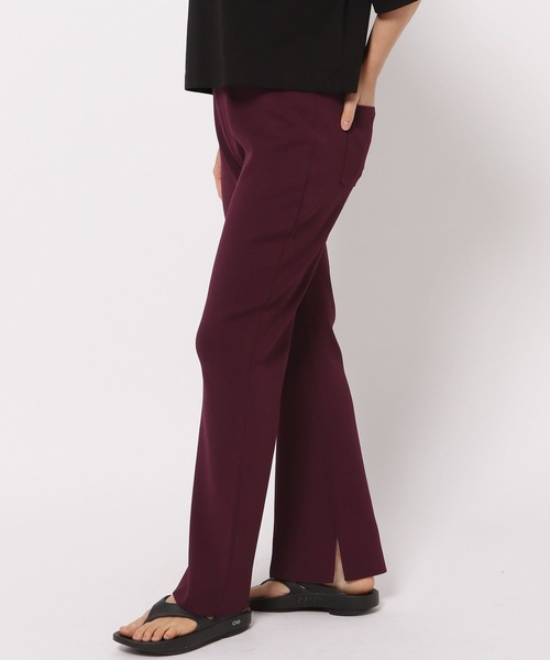 HEREIAM（ヘレイアム）の「【HEREIAM】接触冷感/ハイツイストフレアパンツ（その他パンツ・レディース・ネイビー/レッド/バーガンディー/ブラック・SMALL/MEDIUM）」の12枚目の写真