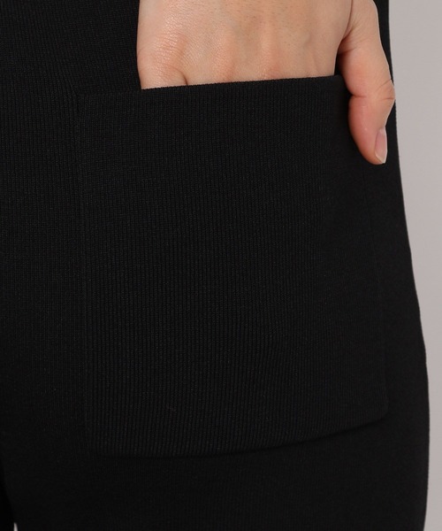 HEREIAM（ヘレイアム）の「【HEREIAM】接触冷感/ハイツイストフレアパンツ（その他パンツ・レディース・ネイビー/レッド/バーガンディー/ブラック・SMALL/MEDIUM）」の6枚目の写真