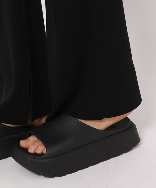 HEREIAM（ヘレイアム）の「【HEREIAM】接触冷感/ハイツイストフレアパンツ（その他パンツ・レディース・ネイビー/レッド/バーガンディー/ブラック・SMALL/MEDIUM）」の8枚目の写真