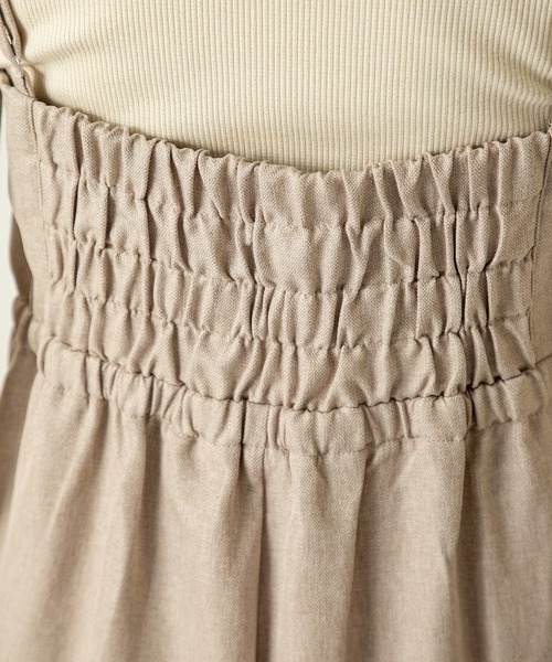 MILLION CARATS(ミリオンカラッツ)の「女性らしさとモード感を兼ね備えたクロスリボンオーバーオール(サロペット/オーバーオール・レディース・サックスブルー/ブラック/ベージュ・FREE)」の21枚目の写真