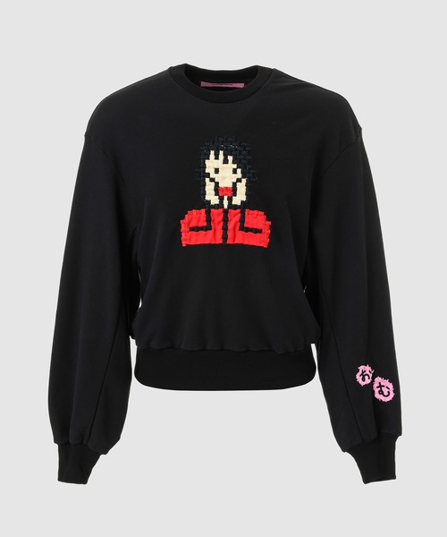 anrealage homme(アンリアレイジオム)の「HOME ALONE EMBROIDERY SWEAT SHIRT(スウェット・メンズ・ホワイト/ブラック/グレー・46/48)」の3枚目の写真