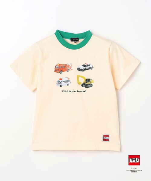 green label relaxing(グリーンレーベルリラクシング)の「【別注】<TOMICA>リンガー Tシャツ / キッズ 100cm-120cm(Tシャツ/カットソー・キッズ・ネイビー/ライラック/ナチュラル・100cm/110cm/120cm)」の11枚目の写真