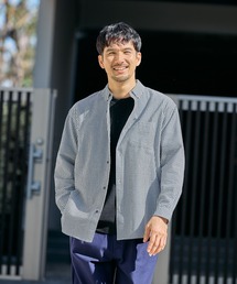 FOUND GOOD | シアサッカーシャツ(シャツ/ブラウス)