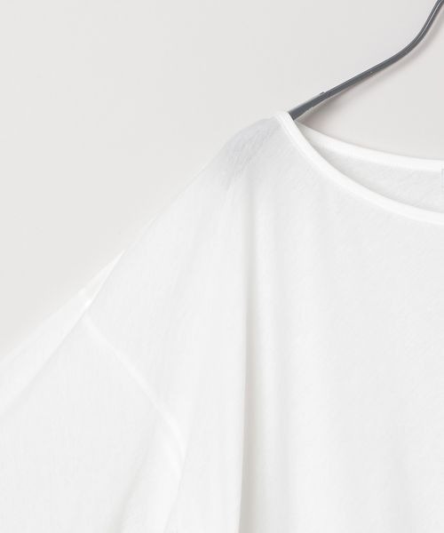 JEANASIS（ジーナシス）の「シアーテンジクロンTEE/414168（Tシャツ/カットソー・レディース・ホワイト/ライトブルー/ブラック・FREE）」の16枚目の写真