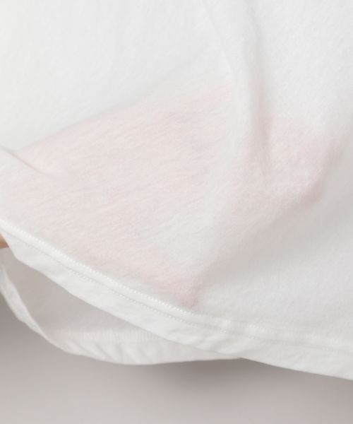 JEANASIS（ジーナシス）の「シアーテンジクロンTEE/414168（Tシャツ/カットソー・レディース・ホワイト/ライトブルー/ブラック・FREE）」の10枚目の写真