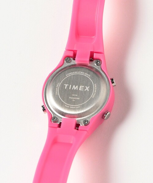 TIMEX（タイメックス）の「TIMEX / キッズ デジタル（デジタル腕時計・レディース・ブラック/ピンク・ONE SIZE）」の7枚目の写真