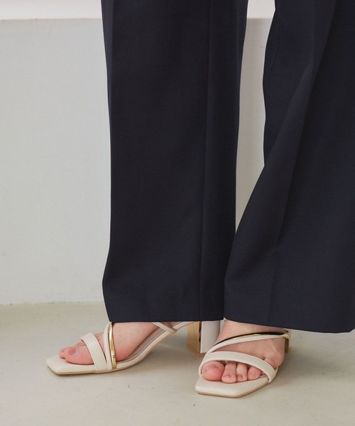 Juze（ジュゼ）の「メタルヒールサンダル（サンダル・レディース・オフホワイト/ブラック・S/M/L）」の6枚目の写真