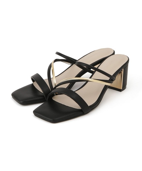 Juze（ジュゼ）の「メタルヒールサンダル（サンダル・レディース・オフホワイト/ブラック・S/M/L）」の12枚目の写真