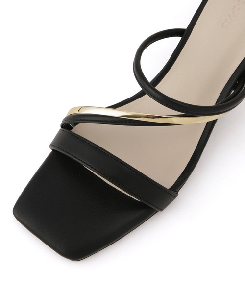 Juze（ジュゼ）の「メタルヒールサンダル（サンダル・レディース・オフホワイト/ブラック・S/M/L）」の13枚目の写真