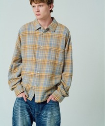 【ADAMPATEK/アダムパテック】check looose shirt(チェックルーズシャツ)