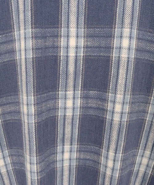 ADAM PATEK(アダムパテック)の「【ADAMPATEK/アダムパテック】check looose shirt(チェックルーズシャツ)(シャツ/ブラウス・メンズ・オレンジ/ブルー・1/2)」の11枚目の写真