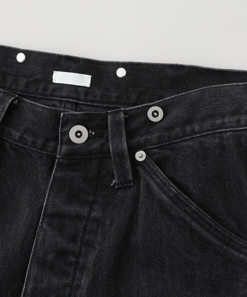 SEEALL（シーオール）の「SEEALL 88 PANTS MEDIUM GRAY SAU41/CI782/BLACK（デニムパンツ・メンズ・チャコールグレー・2）」の3枚目の写真