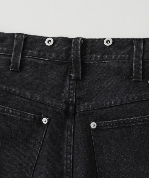 SEEALL（シーオール）の「SEEALL 88 PANTS MEDIUM GRAY SAU41/CI782/BLACK（デニムパンツ・メンズ・チャコールグレー・2）」の4枚目の写真