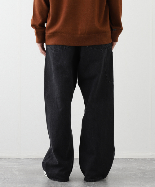 SEEALL（シーオール）の「SEEALL 88 PANTS MEDIUM GRAY SAU41/CI782/BLACK（デニムパンツ・メンズ・チャコールグレー・2）」の9枚目の写真