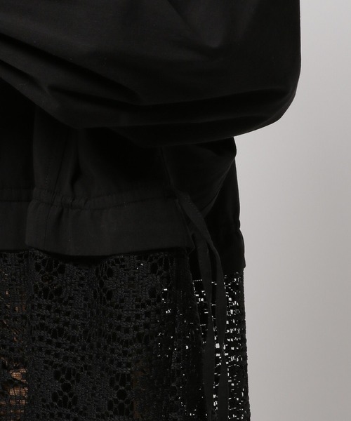 niko and...（ニコアンド）の「コットンチャーチドレスチュニック（チュニック・レディース・オフホワイト/ブラック・FREE）」の16枚目の写真