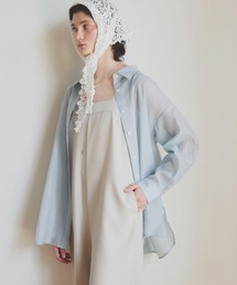 Doux archives | シアーストライプカシュクールシャツ(シャツ/ブラウス)