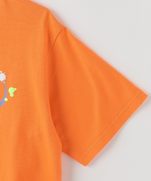 X-girl Stages（エックスガールステージス）の「グラフィティロゴペイント半袖Tシャツ（Tシャツ/カットソー・キッズ・オフホワイト/ブラック/オレンジ・140cm/120cm/130cm/90cm/100cm/110cm）」の10枚目の写真