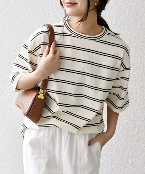 セール】【SHIPS any別注】sports wear: レトロ カラー ボーダー T
