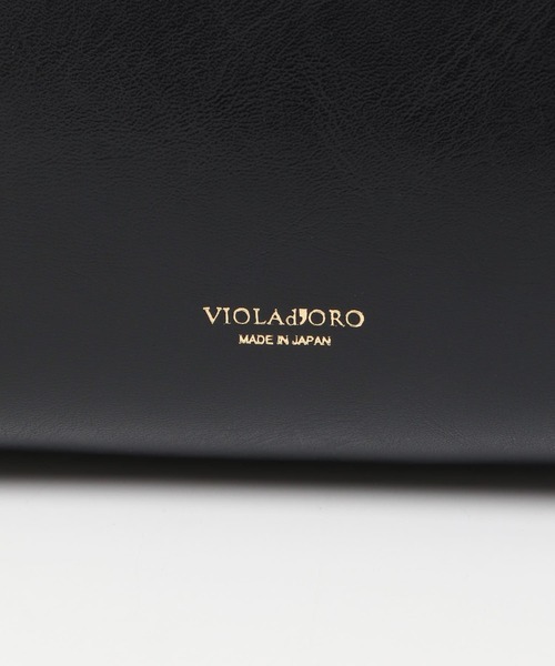 VIOLAd'ORO(ヴィオラドーロ)の「VIOLAd’ORO VOGUE V-1566(ハンドバッグ・レディース・オフホワイト/ブラック・ONE)」の10枚目の写真