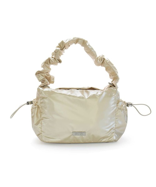 BarcosBlue(バルコスブルー)の「【BarcosBlue/バルコスブルー】ハンドルデザイン軽量2wayハンドバッグ(ハンドバッグ・レディース・ゴールド/シルバー/ブラック・ONE SIZE)」の3枚目の写真
