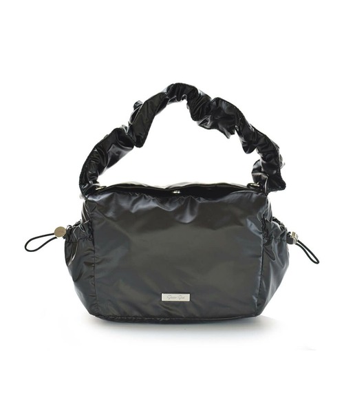 BarcosBlue(バルコスブルー)の「【BarcosBlue/バルコスブルー】ハンドルデザイン軽量2wayハンドバッグ(ハンドバッグ・レディース・ゴールド/シルバー/ブラック・ONE SIZE)」の2枚目の写真