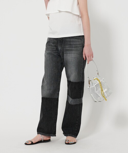BEAUTY & YOUTH UNITED ARROWS テーパードパンツ パッチワーク デニムパンツ（デニムパンツ）｜BEAUTY&YOUTH