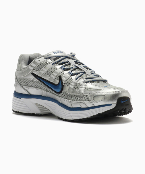 NIKE P-6000 シルバー　ブルー　26.5 セールNIKE⁄ナイキW P-6000 METALLIC SILVER⁄TEAM ROYAL-WHITE