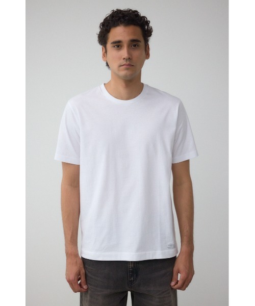 AZUL by moussy(アズールバイマウジー)の「AZコットンクルーネックTシャツ(Tシャツ/カットソー・メンズ・ホワイト/ブラック・SMALL/MEDIUM/LARGE/X-LARGE)」の6枚目の写真