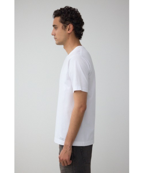 AZUL by moussy(アズールバイマウジー)の「AZコットンクルーネックTシャツ(Tシャツ/カットソー・メンズ・ホワイト/ブラック・SMALL/MEDIUM/LARGE/X-LARGE)」の7枚目の写真