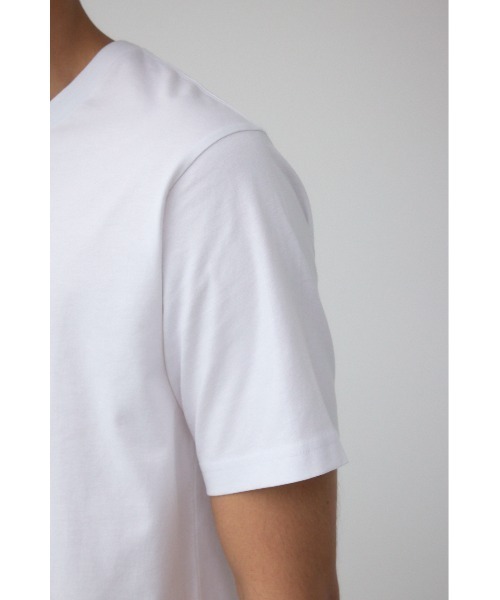 AZUL by moussy(アズールバイマウジー)の「AZコットンクルーネックTシャツ(Tシャツ/カットソー・メンズ・ホワイト/ブラック・SMALL/MEDIUM/LARGE/X-LARGE)」の10枚目の写真