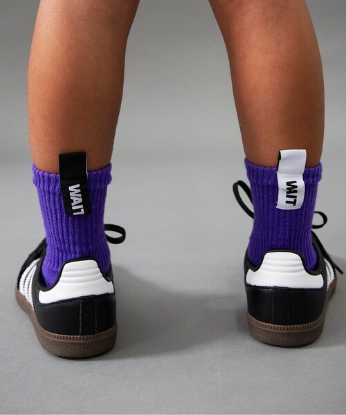 BREEZE（ブリーズ）の「【B NEW JACK】カラバリソックス（ソックス/靴下・キッズ・オフホワイト/ブルー/ブラック/ライム/イエロー/パープル・18/21/24）」の5枚目の写真