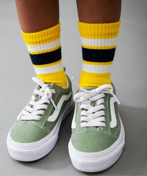 BREEZE（ブリーズ）の「【B NEW JACK】カラバリソックス（ソックス/靴下・キッズ・オフホワイト/ブルー/ブラック/ライム/イエロー/パープル・18/21/24）」の6枚目の写真