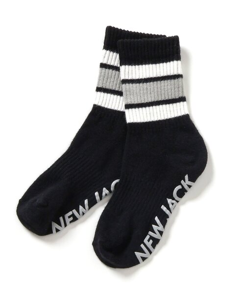 BREEZE（ブリーズ）の「【B NEW JACK】カラバリソックス（ソックス/靴下・キッズ・オフホワイト/ブルー/ブラック/ライム/イエロー/パープル・18/21/24）」の20枚目の写真