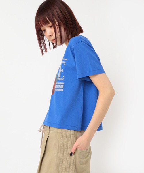 RNA(アールエヌエー)の「M2443 イチゴコンパクトT(Tシャツ/カットソー・レディース・ホワイト/ブルー/オレンジ・MEDIUM)」の17枚目の写真