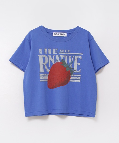 RNA(アールエヌエー)の「M2443 イチゴコンパクトT(Tシャツ/カットソー・レディース・ホワイト/ブルー/オレンジ・MEDIUM)」の19枚目の写真