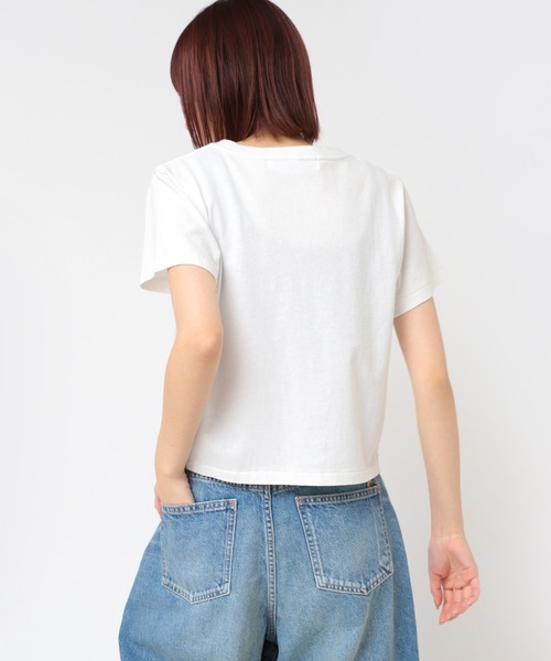 RNA(アールエヌエー)の「M2443 イチゴコンパクトT(Tシャツ/カットソー・レディース・ホワイト/ブルー/オレンジ・MEDIUM)」の14枚目の写真